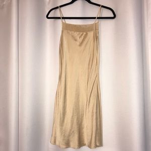 Champagne nude 100% silk nightie